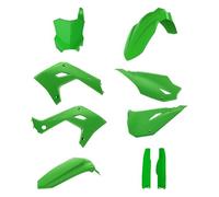 POLISPORT 91631- Kit complet de plastiques pour Kawasaki KX125/250 03'-08' Y avec ajustement parfait, résistance off-road et qualité OEM, idéal pour remplacer toutes les pièces d'origine, vert