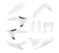 POLISPORT 91656 - Kit complet de plastiques pour KTM EXC/EXC-F/XC-W/XC-FW 26'- avec ajustement parfait et qualité OEM pour usage tout-terrain, Couleur Blanc