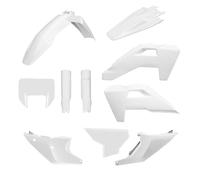 POLISPORT 91661 - Kit complet de plastiques pour HUSQVARNA TE/FE 26'- avec ajustement parfait et qualité OEM pour usage tout-terrain, Couleur Blanc