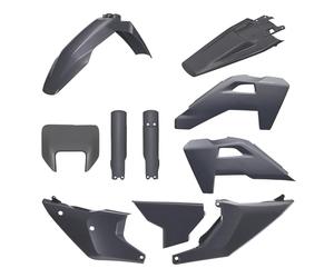POLISPORT 91663 - Kit complet de plastiques pour HUSQVARNA TE/FE 26'- avec ajustement parfait et qualité OEM pour usage tout-terrain, Couleur Nardo Gris