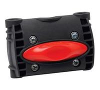Polisport adaptateur de siège arrière 10 cm montage sur cadre noir Noir G