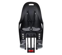 Polisport Siège vélo enfant Koari FF Frame - Jusqu'à 22 kg - Noir/Gris (Garçon)