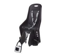 Polisport Bubbly Maxi+ 29 Rear Child Bike Seat Max 22 kg, Noir/Gris Foncé