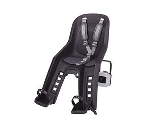 Polisport Bubbly Mini Plus FF Front Child Bike Seat Max 15 kg, Noir/Gris Foncé