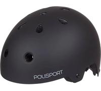 Polisport Casque cycliste urbain - Noir | M (57 - 58 cm)