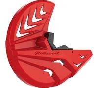POLISPORT Couvercle de disque avant rouge / noir