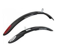 Polisport Mudguard Colorado Junior 20" / 24"-Set Garde-Boue Adulte Unisexe, Noir, Taille Unique