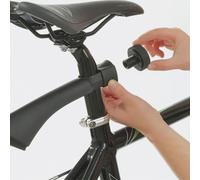 POLISPORT Garde-boue arrière Cross Country 26/27,5/29 Support de tige de selle Noir