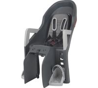 POLISPORT Guppy Maxi+ CFS Fixation arrière pour siège vélo enfant - Gris foncé/argenté