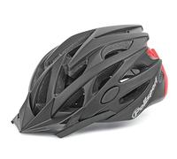 Polisport Helmet TWIG-(L = 58/61) Casque Unisex-Adult, Noir/Rouge-Mat, L