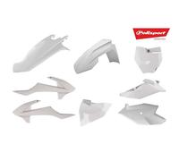 Polisport Mx Ktm Sx85 18-20 90761 Plastics Kit Blanc