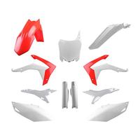POLISPORT KIT DE PLASTIQUES HONDA CRF250R '14-17 BLANC, ROUGE