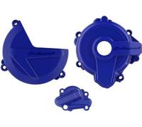 POLISPORT 91005 - Kit de Protection des Couvercles de Moteur Modèles SHERCO Bleu