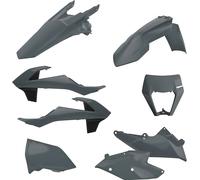 Polisport Off Road Enduro Ktm Exc/exc-f/xc-w/xcf-w 17-19 90889 Plastics Kit Gris
