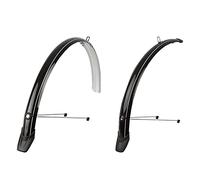 Polisport Garde-boue Towny 2 pièces avant et arrière – 28" Noir – Tringles 51 mm