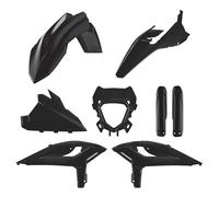 POLISPORT 91596 - Kit plastique complet pour Beta RR X-Pro 2025 avec ajustement parfait, style OEM et résistance extrême pour les conditions tout-terrain, Noir