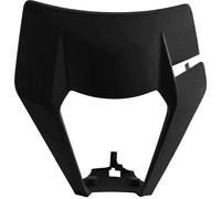 POLISPORT 8668600003 - Masque de restylage de Phare Solide et Durable Compatible avec Les Motos KTM en Couleur Noir