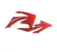 Polisport Off Road Honda Crf250r 10-13 Crf450r 09-12 Radiator Shrouds Rouge