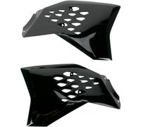 Polisport Off Road Ktm Sx/sx-f 07-10 Exc/exc-f 08-11 Xc 08-10 Xc-f 08-09 Radiator Shrouds Noir