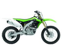 POLISPORT Ouïes de radiateur couleur origine vert/noir Kawasaki KX450F