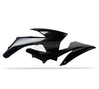 POLISPORT Ouïes de radiateur noir KTM