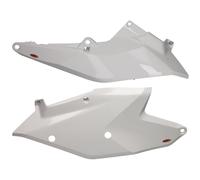 POLISPORT Pièces Latérales Compatible À KTM SX 16-18 HT 17-19 Blanc