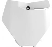 POLISPORT Plaque d'immatriculation avant blanche adaptable sur KTM