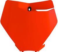 POLISPORT Plaque d'immatriculation avant orange