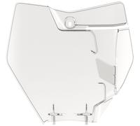 POLISPORT Plaque d'immatriculation avant transparente adaptable sur KTM SX/SX-F125