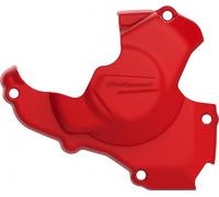 POLISPORT Protection de couvercle de boîtier d'allumage rouge adaptable sur Honda CRF450R