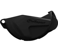 POLISPORT Protège-couvercle d'embrayage noir adaptable sur Honda CRF250R