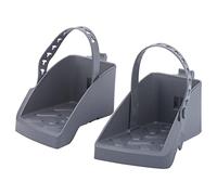 Polisport Repose-Pieds + Sangles Pièces de Rechange Unisex-Baby, Gris foncé, Taille Unique