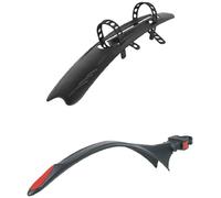Polisport Set of Front + Rear Mudguard-Michigan Garde-Boue Adulte Unisexe, Noir, Taille Unique