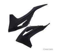 Paire Flancs de Radiateur POLISPORT Noir pour GAS GAS MC F 250 2021-2023