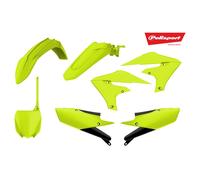 Kit En Plastique POLISPORT YZ250F 19 YZ450F 18-19 Jaune Néon Pour Moto