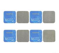Polissage à la main pour tampons avec matériau émeri pour meulage pour porcelaine, verre, marbre, béton à l'aide de disques de ponçage grain 60# 100# 200# 400# (grain 400)