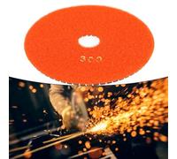 Polissage à sec et humide de 15,2 cm pour disques de meulage avec couche de résine flexible pour béton, granit, marbre, calcaire, pierre et finition de sol (300#)