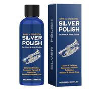 Polissage d'argent pour argenterie | Polissage multi-usage pour bijoux en argent sterling, nettoyant pour argent sterling pour instruments de bijoux en argent