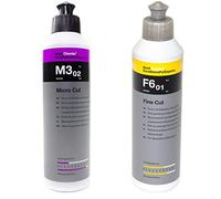 Polissage de polissage fin sans huile de silicone Fine Cut F6.01 & Micro Cut & Finish M3.02 - 250 ml chacun.