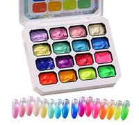 Polissage des Ongles Vernis Semi-Permanent Gel 16 Couleurs