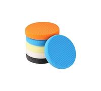 Polissage Pad, 5 Pièces 180mm/7 Pouces Éponge de Polissage Kit de Polissage pour Voiture Polisseur Tampon Pad/pour RO/DA Double Action polisseuse Polissage -SPPS7M5