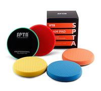 Polissage Pad, SPTA 5 Pièces 180mm/7 Pouces Éponge de Polissage Kit de Polissage pour Voiture Polisseur Tampon Pad/pour RO/DA Double Action polisseuse Polissage -SPPS7M5