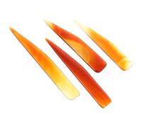 Polisseur D'agate pour Bijoutiers 4 Pièces, Outil Manuel Couleur Aléatoire