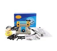 Polisseur de Bijoux, 350W Mini scie à Table multifonctionnelle travail du bois 10000 tr/min bijou bijoux roche polissage tampon Machine de découpe banc tour meuleuse(Plug)