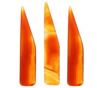 Polisseur en Agate pour Bijoux en Or et Cuivre Lot de 3 Couleur Aléatoire