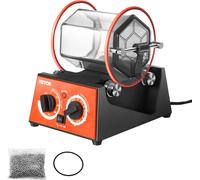 Polisseur Tambour de polissage Machine à polir les bijoux 3 kg Polisseur de surface 60 W Polissage des bijoux Tambour rotatif Temps et vitesse réglables