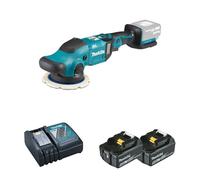 Polisseuse Ø150 mm 18V DPO600Z + 2 batteries BL1850B 18V 5 Ah + 1 chargeur DC18RC MAKITA