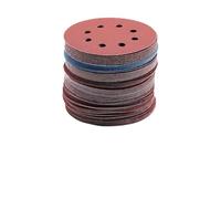 Polisseuse, 5 pouces Surface mate sans vide circulaire papier de verre pneumatique ponceuse à Air orbitale aléatoire rectifieuse polie outils à main(10pcs Sandpaper)