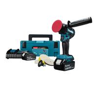 Makita DPV300RTJ Polisseuse a batterie 50/75mm Li-ion LXT 18V/2x5,0Ah, Makpac