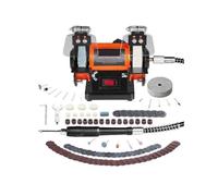 Polisseuse à bijoux 3 pouces, sans balais, vitesse réglable, mini meuleuse d'établi multifonction, machine de polissage for pierres précieuses Pour les débutants en bricolage